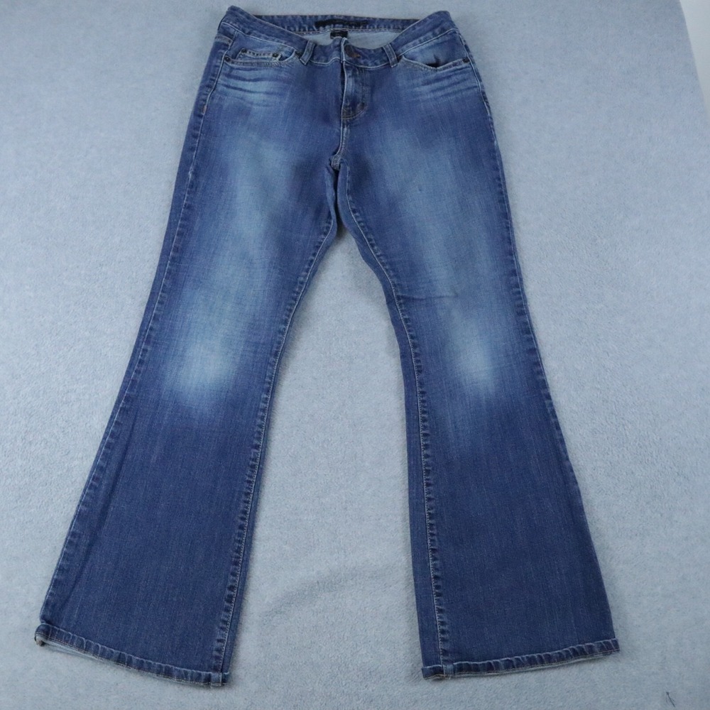 Calvin‎ Klein Jeans Womens 30/10 Flare 5-Pocket Stretch Flex Denim Blue
